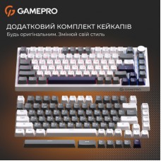 Клавиатура GamePro Genesis Warden MK160P Outemu Swithes USB White-Grey (MK160P) - Фото