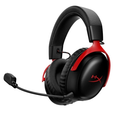 Наушники HyperX Cloud III S Wireless/USB-A/USB-C Black/Red (A59Z0AA)