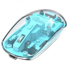 Мышка XO M12 Wireless Transparent/Blue (M12 Blue) - Фото