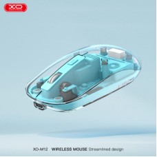 Мышка XO M12 Wireless Transparent/Blue (M12 Blue) - Фото