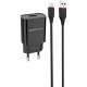 Зарядний пристрій BOROFONE BA20A Sharp USB + cable USB to Micro 5P 10.5 W Black (6931474702135)