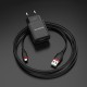 Зарядний пристрій BOROFONE BA20A Sharp USB + cable USB to Micro 5P 10.5 W Black (6931474702135)