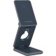 Зарядний пристрій Canyon Foldable wireless charger 15 W 3in1 Metal (CNS-WCS309M)