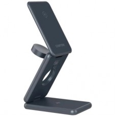 Зарядний пристрій Canyon Foldable wireless charger 15 W 3in1 Metal (CNS-WCS309M) - Фото