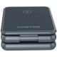 Зарядний пристрій Canyon Foldable wireless charger 15 W 3in1 Metal (CNS-WCS309M)