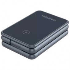 Зарядний пристрій Canyon Foldable wireless charger 15 W 3in1 Metal (CNS-WCS309M) - Фото