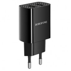 Зарядний пристрій BOROFONE BA53A 2xUSB 10.5 W black (6931474739131) - Фото