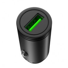 Зарядное устройство XO USB QC3.0 black (CC39-BK) - Фото