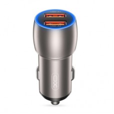 Зарядное устройство XO 2xUSB QC3.0 36W + cable USB to Micro 5P black (СC52-M-BK) - Фото
