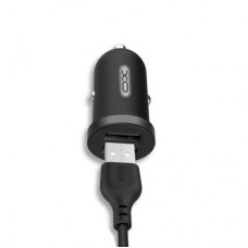 Зарядное устройство XO 2xUSB 2.1A + cable USB to Micro 5P black (TZ08-M-BK) - Фото