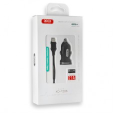 Зарядное устройство XO 2xUSB 2.1A + cable USB to Micro 5P black (TZ08-M-BK) - Фото