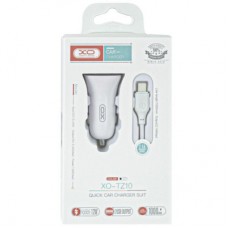 Зарядное устройство XO 2xUSB 2.4A + cable USB to Micro 5P white (TZ10-M-WH) - Фото