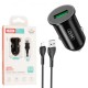 Зарядное устройство XO USB QC3.0 18W + cable USB to Lightning black (TZ12-L-BK) Зарядное устройство XO USB QC3.0 18W + cable USB to Lightning black (TZ12-L-BK)