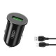 Зарядное устройство XO USB QC3.0 18W + cable USB to Micro 5P black (TZ12-M-BK) Зарядное устройство XO USB QC3.0 18W + cable USB to Micro 5P black (TZ12-M-BK)
