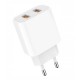 Зарядний пристрій Denmen 2xUSB 2.4 A white (DM-DC05-WH) Зарядний пристрій Denmen 2xUSB 2.4 A white (DM-DC05-WH)