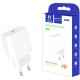Зарядное устройство Denmen USB-C PD20W 3.6A white (DM-DC06-WH) Зарядное устройство Denmen USB-C PD20W 3.6A white (DM-DC06-WH)