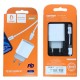 Зарядное устройство Denmen USB-C PD20W 3.6A + cable USB-C to USB-C white (DM-DC06T-WH) Зарядное устройство Denmen USB-C PD20W 3.6A + cable USB-C to USB-C white (DM-DC06T-WH)