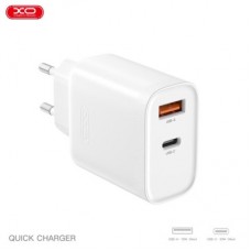 Зарядное устройство XO 1xUSB-C PD30W + 1xUSB QC3.0 (XO-QC16) - Фото