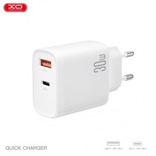 Зарядное устройство XO 1xUSB-C PD30W + 1xUSB QC3.0 (XO-QC16) - Фото