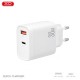 Зарядное устройство XO 1xUSB-C PD30W + 1xUSB QC3.0 (XO-QC16) Зарядное устройство XO 1xUSB-C PD30W + 1xUSB QC3.0 (XO-QC16)