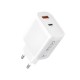 Зарядное устройство XO 1xUSB-C PD30W + 1xUSB QC3.0 (XO-QC16) Зарядное устройство XO 1xUSB-C PD30W + 1xUSB QC3.0 (XO-QC16)