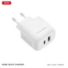 Зарядное устройство XO 1xUSB QC3.0 + 1xUSB-C PD20W (XO-QC37) - Фото