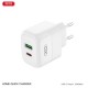 Зарядное устройство XO 1xUSB QC3.0 + 1xUSB-C PD20W (XO-QC37) Зарядное устройство XO 1xUSB QC3.0 + 1xUSB-C PD20W (XO-QC37)