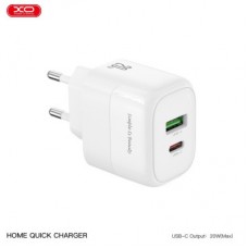 Зарядное устройство XO 1xUSB QC3.0 + 1xUSB-C PD20W (XO-QC37) - Фото