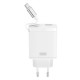 Зарядное устройство XO 1xUSB-C + 1xUSB QC30W GaN + cable USB-C to USB-C white (XO-CE31) Зарядное устройство XO 1xUSB-C + 1xUSB QC30W GaN + cable USB-C to USB-C white (XO-CE31)