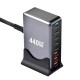 Зарядное устройство XoKo 2xUSB-С PD100W + 3xUSB-С PD65W + 3xUSB QC18W 440W GaN (QC-400)