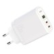 Зарядное устройство XO 2xUSB-C PD65W + 1xUSB 45W white (СE04-WH)