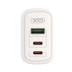 Зарядное устройство XO 2xUSB-C PD65W + 1xUSB 45W white (СE04-WH) Зарядное устройство XO 2xUSB-C PD65W + 1xUSB 45W white (СE04-WH)