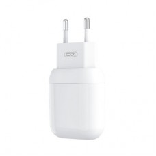 Зарядное устройство XO 2xUSB 2.4A + cable USB to Lightning white (L78-L-WH) - Фото