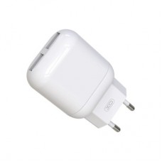 Зарядное устройство XO 2xUSB 2.4A + cable USB to Lightning white (L78-L-WH) - Фото