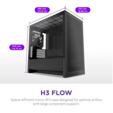 Корпус NZXT H3 Flow All Black (CC-H31FB-01) - Фото