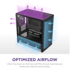 Корпус NZXT H3 Flow All Black (CC-H31FB-01) - Фото