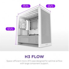 Корпус NZXT H3 Flow All White (CC-H31FW-01) - Фото