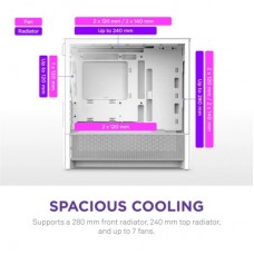 Корпус NZXT H3 Flow All White (CC-H31FW-01) - Фото