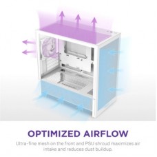 Корпус NZXT H3 Flow All White (CC-H31FW-01) - Фото