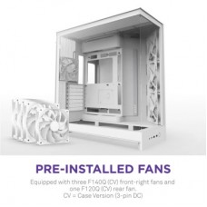 Корпус NZXT H9 Flow Dual-Chamber All White (CM-H92FW-01) - Фото