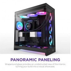 Корпус NZXT H9 Flow RGB Dual-Chamber All Black (CM-H92FB-R1) - Фото