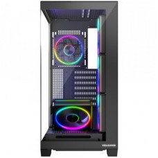 Корпус Modecom VOLCANO STELLAR ARGB MIDI 5x120 mm fans BLACK (AT-STELLAR-5F-ARGB-10) - Фото