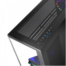 Корпус Modecom VOLCANO STELLAR ARGB MIDI 5x120 mm fans BLACK (AT-STELLAR-5F-ARGB-10) - Фото