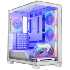 Корпус Modecom VOLCANO STELLAR ARGB MIDI 5x120mm fans WHITE (AT-STELLAR-5F-ARGB-20)