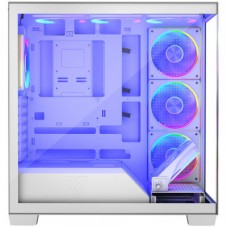 Корпус Modecom VOLCANO STELLAR ARGB MIDI 5x120mm fans WHITE (AT-STELLAR-5F-ARGB-20) - Фото