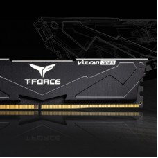 Модуль памяти для компьютера DDR5 32GB (2x16GB) 6000 MHz T-Force Vulcan Black Team (FLBD532G6000HC38JDC01) - Фото