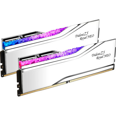 Модуль пам'яті для комп'ютера DDR5 32 GB (2x16 GB) 6000 MHz Trident Z5 Royal Silver G.Skill (F5-6000J2836G16GX2-TR5S)