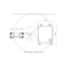 Водоблок Ekwb EK-Pro CPU WB sTR Rack - Nickel + Acetal (3831109844076) - Фото