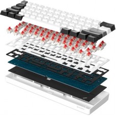 Клавиатура GamePro Genesis Infinity MK130BW Outemu Swithes USB White (MK130BW) - Фото