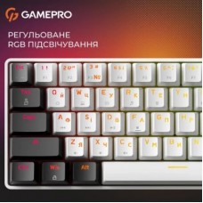 Клавиатура GamePro Genesis Infinity MK130BW Outemu Swithes USB White (MK130BW) - Фото
